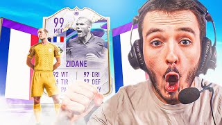 JE FAIS amp TESTE ZIDANE 99 ICÔNE COVER  oh ce poulet    FIFA 23 Ultimate Team [upl. by Aciras624]