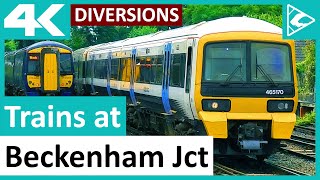 Trains amp Diversions at Beckenham Junction SEML 27072020 [upl. by Maroj]