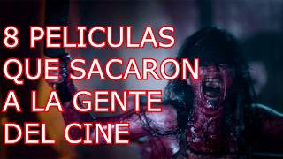 8 PELICULAS QUE SACARON A LA GENTE DEL CINE  PlanetGeek [upl. by Lody578]