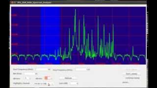 RTLSDR Wide spectrum analyzer [upl. by Vivianna]