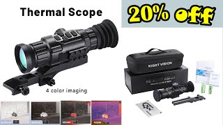 New Thermal Imaging Scope Monocular 5 Crosshair Waterproof for Outdoor Hunting Thermal [upl. by Beisel]