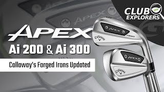 2024 Callaway Apex Ai200 and Ai300 Irons Reviewed [upl. by Aisel]