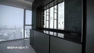 kitchen Design Zarrin Residential Tower Tehran Iran [upl. by Cosimo]