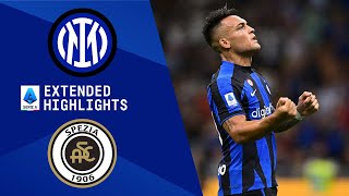 Inter Milan vs Spezia Extended Highlights  Serie A  CBS Sports Golazo [upl. by Stultz]