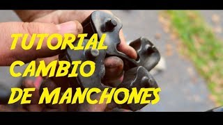 Cambia los tacos  manchones de tu moto MUY FACIL  Callejero Motovlog [upl. by Attelliw]