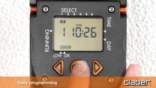 Claber Aquauno Video 6 Water Timer Guide [upl. by Dorotea]