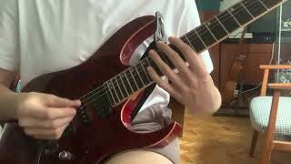 Novelists FR  Lost cause  guitar solo cover [upl. by Atsuj]