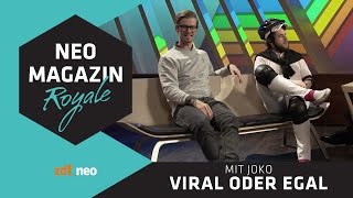 Viral oder egal Joko Winterscheidt  NEO MAGAZIN ROYALE mit Jan Böhmermann  ZDFneo [upl. by Trix]