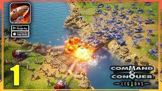 Command amp Conquer Legions Gameplay Walkthrough Part 1 Android iOS [upl. by Rochella]