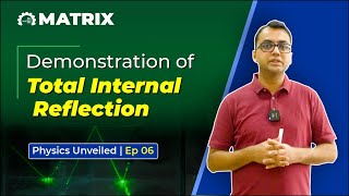 Demonstrating Total Internal Reflection Physics Unveiled Ep 06 I By Anupam Sir Matrix [upl. by Catharina]