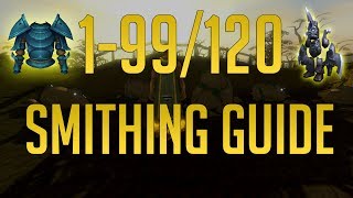 Runescape 3  199120 Smithing guide 2019 [upl. by Josias]