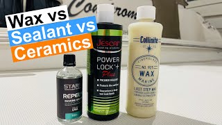 Wax vs Polymer Sealant vs Ceramic Coating  What’s Best  Maintain A Boat  Boat Detailing Tips [upl. by Viviana464]