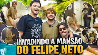 BRINO INVADIU A MANSÃO DO FELIPE NETO COM O T3DDY [upl. by Nuri]