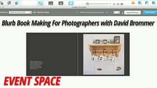 Blurb Book Making For Photographers  David Brommer [upl. by Sajovich]