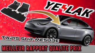 TEST PRODUIT 🏷️ TAPIS surmesure Model Y￼ yeslak Tesla TMY TM3 H YESLAK [upl. by Thordis]