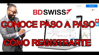 📝 Registro en BDSwiss paso a paso para principantes 2021 ¿Cómo encontrar el webtrader [upl. by Anihsit]