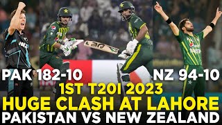 Huge Clash at Lahore  Raining Boundaries amp Fall of Wickets  Pakistan vs New Zealand  T20I  M2B2A [upl. by Byrne]