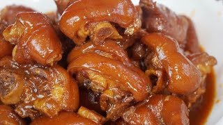 Super Quick amp Easy Chinese Braised Pork Knuckle Recipe  Braised Pork Knuckle with Peanut [upl. by Aicilef756]