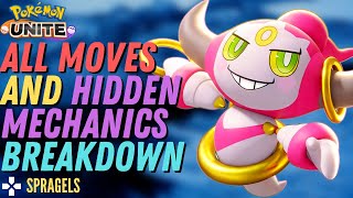 Hoopa All Moves amp Hidden Mechanics Gameplay Breakdown  Pokemon Unite [upl. by Weed938]