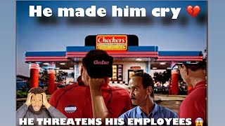 Undercover Boss Shuts Down Checkers Reaction [upl. by Trici]