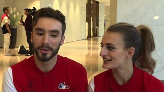 JO2018Patinage quotQue le meilleur gagnequot Papadakis [upl. by Martsen729]