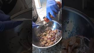 El ceviche de camarón food recipe [upl. by Aifas]