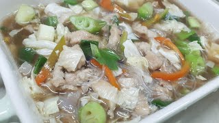 PORK SOTANGHON  MASARAP DIN PALA GANITO LUTO  SOUP  PORK COOK AND TASTE  PINOY KITCHEN [upl. by Idaf]