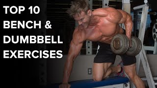 Ten Great Bench amp Dumbbell Exercises [upl. by Heyward577]