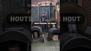 houtskool vs hout opstarten in de offset smoker  bbq [upl. by Caiaphas]