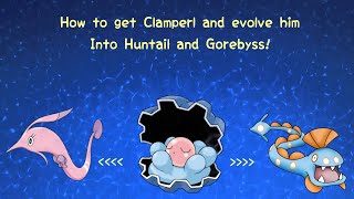 WHERE TO FIND CLAMPERL AND HOW TO EVOLVE IT POKEMON BRICK BRONZE [upl. by Karole]