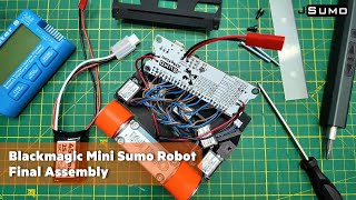 Final Assembly of BlackMagic Mini Sumo Robot [upl. by Monti]