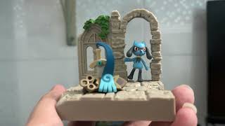 Figure Pokemon Honedge amp Riolu  Old Castle Ruins  Rement pokemon [upl. by Eceela]