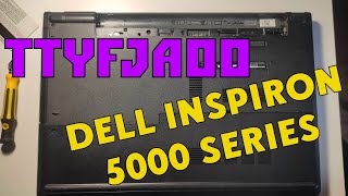 TTYFJA00 Dell Inspiron 5000 Series  Замена разъёма питания  Ремонт креплений петель [upl. by Nnasus]