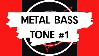 Amplitube 5 Metal bass tone [upl. by Ahseital]