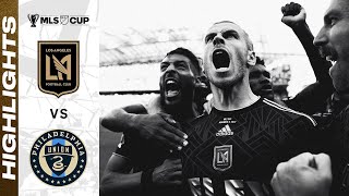 MLS CUP HIGHLIGHTS LAFC vs Philadelphia Union  November 5 2022 [upl. by Klimesh]