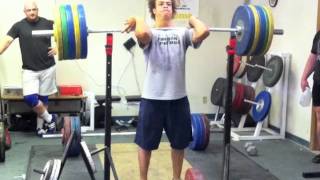 400 pound  1825kg Front Squat  80kg [upl. by Llehsam]