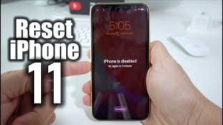 How To Reset amp Restore your Apple iPhone 11  Factory Reset [upl. by Chuu]