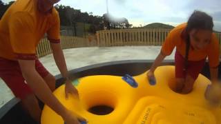 Jamberoo Action Park NEW quotFunnel Webquot Tornado Waterslide [upl. by Yesor]