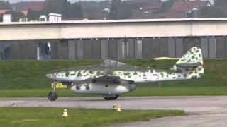 ME 262 takeoff AIR14 Payerne Switzerland [upl. by Eitsim]