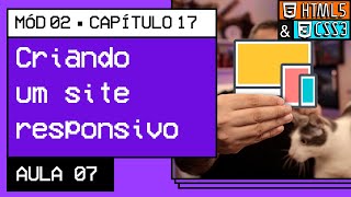 Responsividade para sites  Curso em Vídeo HTML5 e CSS3 [upl. by Aiuqal476]