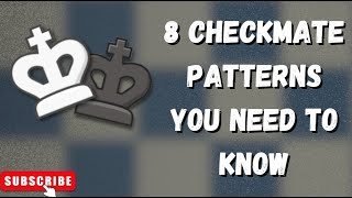 8 Checkmate Patterns You NEED To Know [upl. by Alimak]