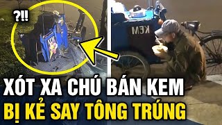 Trong cơn say 2 thanh niên ỦI NÁT XE KEM của chú bán dạo và cái kết ẤM LÒNG  Tin 3 Phút [upl. by Yahsram509]