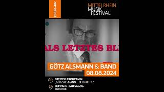 Götz Alsmann amp Band 08 08 2024 [upl. by Elfie]