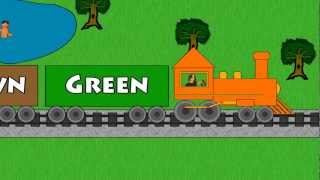 Vids4kidstv  Troubles Color Train [upl. by Selby]