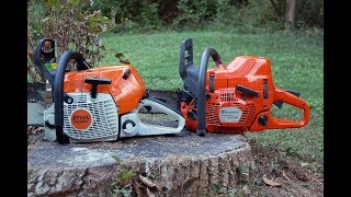 Stihl 441 Vs Husqvarna 576xp [upl. by Aicined]