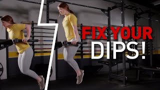 How To Do DIPS for Beginners  Progression Tips [upl. by Dnomaj]