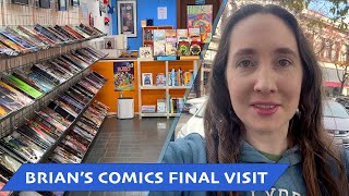 Vlog Final Visit to Brians Comics Petaluma Before it Closes [upl. by Ettessil]