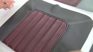 Flat Arch Designs For Car Seats  Part Two  Car upholstery [upl. by Eylrahc]