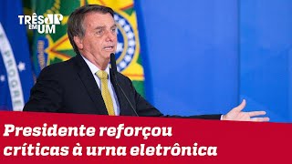 Bolsonaro defende voto impresso e xinga Barroso de idiota [upl. by Aruat]