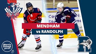 Boys Ice Hockey Mendham vs Randolph [upl. by Wilda]